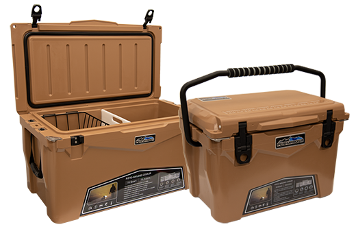 75 qt and 25 qt Coolers